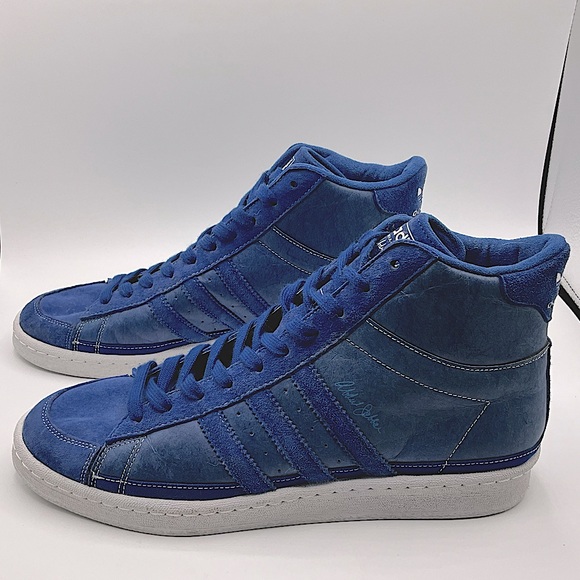 Adidas Jabbar Blueprint Hi Sneaker Shoe, Size 10.5 NEW - Picture 2 of 7
